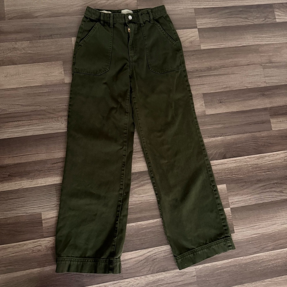 Universal Thread Olive Green Women Jeans - Picture 2 of 15
